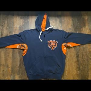 Chicago Bears Zip-up Hoodie - Men’s Large